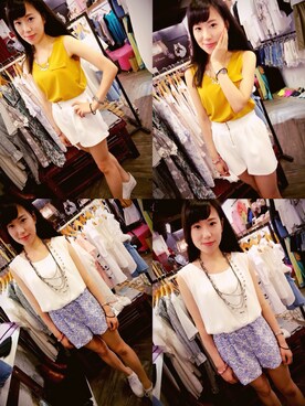 閻妍さんのコーディネート