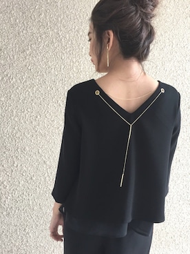 「kaene（カエン）のアイテム」を使った、kaeneSTAFFさん（レディース・155cm）の秋コーディネート