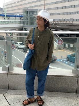 のぶちんさん（メンズ・170cm）の夏コーディネート