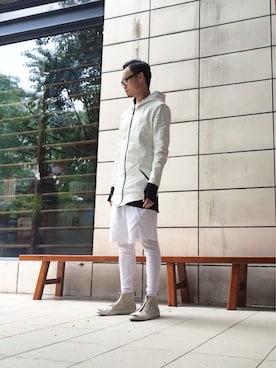「ZARA（ザラ）のアイテム（モッズコート）」を使った、ssoqさん（メンズ・170cm）の春コーディネート