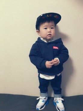 totoさん（キッズ・80cm）の冬コーディネート