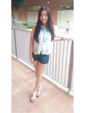 「ESPRIT（エスプリ）のアイテム（アクセサリー）」を使った、Yukiさん（レディース・163cm）の秋コーディネート