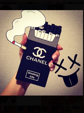 「chanel」｜「アイテム（PC・スマホグッズ/家電）」を使った、arinkodesuさん（レディース・152cm）の冬コーディネート