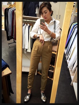 「アイテム（腕時計）」を使った、ARI-TAAさん（レディース・164cm）の春コーディネート