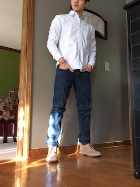 「TANNER GOODS（タンナーグッズ）のアイテム」を使った、mariodudeさん（メンズ・173cm）の冬コーディネート