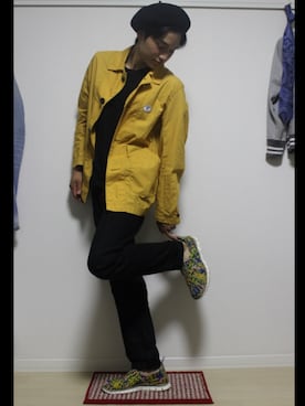 「BARNS（バーンズ）のアイテム（ジャケット/アウター）」を使った、すけさん（メンズ・171cm）の夏コーディネート