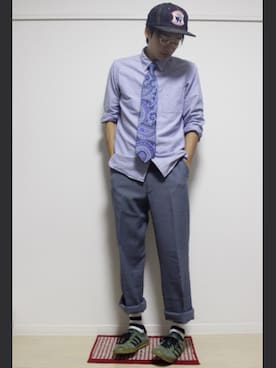 「五本指ソックス」｜すけさん（メンズ・171cm）の夏コーディネート