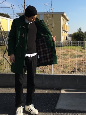 「BARNS（バーンズ）のアイテム（ジャケット/アウター）」を使った、すけさん（メンズ・171cm）の冬コーディネート