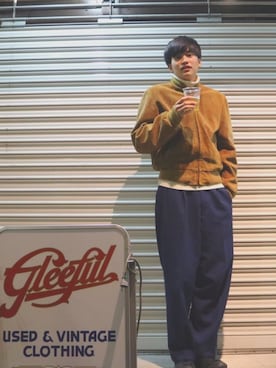「アイテム（ブルゾン）」を使った、すけさん（メンズ・171cm）の冬コーディネート