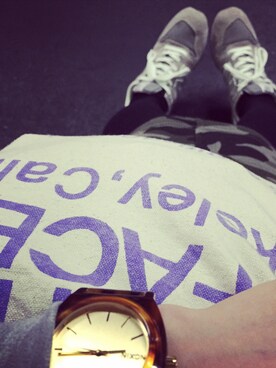 「NEW BALANCE（ニューバランス）のアイテム（スニーカー、グレー系）」を使った、Natsuki☆さんの冬コーディネート