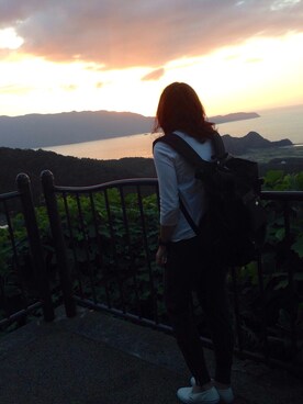 「NIXON（ニクソン）のアイテム（アナログ腕時計、ブラウン系）」を使った、Natsuki☆さんの冬コーディネート