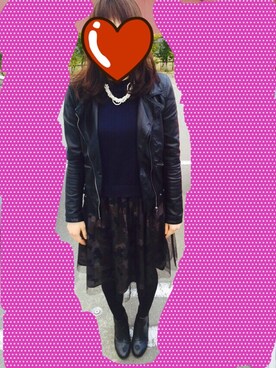 「GLOBAL WORK（グローバルワーク）のアイテム（ワンピース、ブルー系）」を使った、Natsuki☆さんの春コーディネート