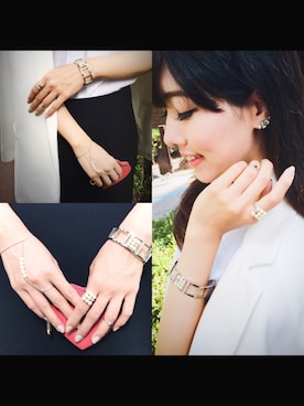 「Grosse（グロッセ）のアイテム」を使った、滝沢結貴さん（レディース・166cm）の夏コーディネート