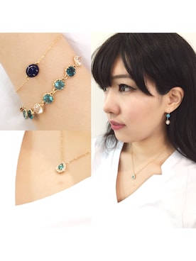 「Grosse Glace（グロッセ・グラッセ）のアイテム」を使った、滝沢結貴さん（レディース・166cm）の夏コーディネート