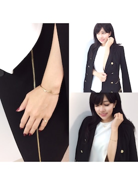 「Grosse Glace（グロッセ・グラッセ）のアイテム」を使った、滝沢結貴さん（レディース・166cm）の秋コーディネート