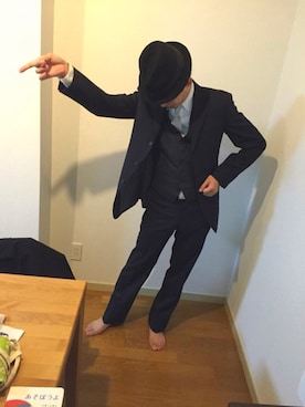 「Paul Smith（ポールスミス）のアイテム（スーツジャケット）」を使った、T.Tさん（メンズ・175cm）の春コーディネート
