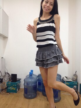「OSMOSE（オスモース）のアイテム」を使った、ZolynnStevenさん（レディース・160cm）の夏コーディネート