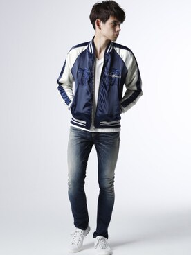 「jackrose」｜「アイテム（ブルゾン）」を使った、JACKROSE OFFICIALさん（メンズ・175cm）の夏コーディネート