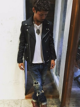 JACKROSE OFFICIALさん（メンズ・175cm）の秋コーディネート