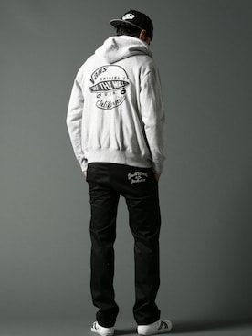 「JACKROSE（ジャックローズ）のアイテム（キャップ）」を使った、JACKROSE OFFICIALさん（メンズ・175cm）の秋コーディネート