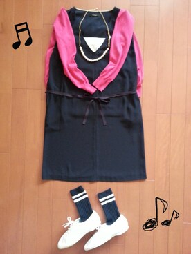 「SLOBE IENA（スローブイエナ）のアイテム（ソックス/靴下）」を使った、*kumiko*さん（レディース・157cm）の春コーディネート