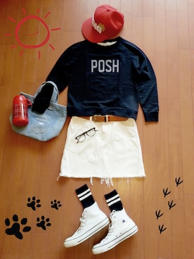 「SLOBE IENA（スローブイエナ）のアイテム（ソックス/靴下）」を使った、*kumiko*さん（レディース・157cm）の春コーディネート