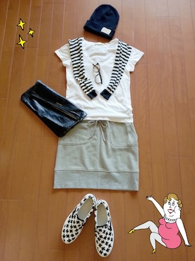 *kumiko*さん（レディース・157cm）の夏コーディネート