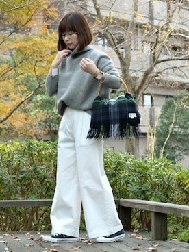 *kumiko*さん（レディース・157cm）の冬コーディネート