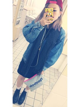 「FLYING TIGERS（フライングタイガー）のアイテム（キャップ）」を使った、ascさん（レディース・151cm）の秋コーディネート