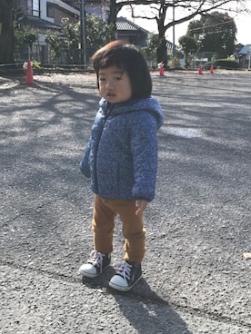 たまらさん(キッズ・70cm)の秋コーディネート