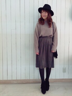 ikegaya aoiさん（レディース・163cm）の冬コーディネート