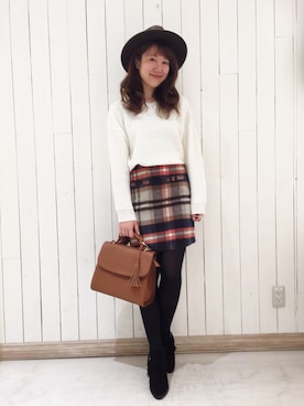 ikegaya aoiさん（レディース・163cm）の冬コーディネート