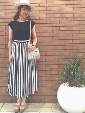 ikegaya aoiさん（レディース・163cm）の夏コーディネート