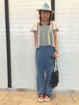 ikegaya aoiさん（レディース・163cm）の夏コーディネート