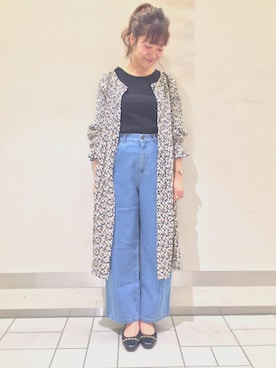 「Stephanie（ステファニエ）のアイテム」を使った、ikegaya aoiさん（レディース・163cm）の秋コーディネート