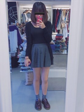 「cotton on（コットンオン）のアイテム（その他アウター）」を使った、szewaiさん（レディース・156cm）の秋コーディネート