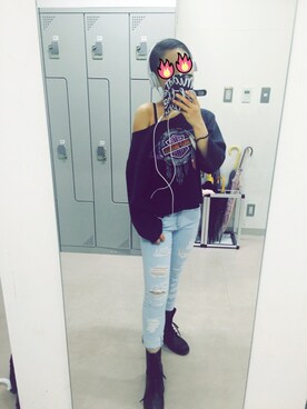 「beats. by dr.dre（ビーツバイドクタードレ）のアイテム（財布/小物）」を使った、kzさん（レディース・155cm）の夏コーディネート