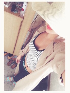 Nさん（レディース・157cm）の夏コーディネート