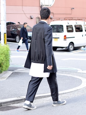 「CRAIG GREEN（クレイググリーン）のアイテム」を使った、Wallace & Murronさん（メンズ・180cm）の秋コーディネート