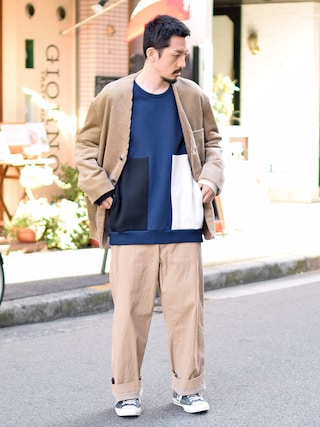 my beautiful landletのノーカラージャケットを使った人気ファッション
