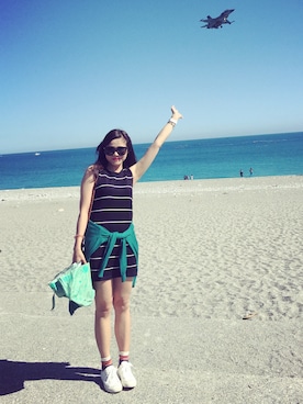 「Lulus（-）のアイテム（ワンピース/ドレス）」を使った、Ariel.12さん（レディース・160cm）の春コーディネート