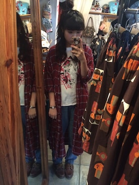 「aiko」｜「アイテム（シャツワンピース）」を使った、mamikoさん（レディース・156cm）の秋コーディネート
