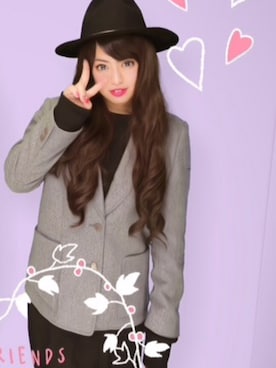 「アイテム（テーラードジャケット）」を使った、さおりさん（レディース・149cm・20代）の春コーディネート