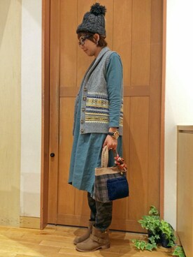 YOKOさん（レディース・169cm）の秋コーディネート