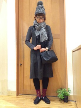 YOKOさん（レディース・169cm）の冬コーディネート