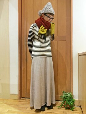 YOKOさん（レディース・169cm）の冬コーディネート