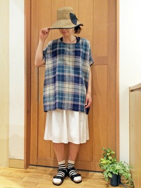 YOKOさん（レディース・169cm）の夏コーディネート