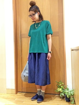 「LBC（エルビーシー）のアイテム（アクセサリー）」を使った、YOKOさん（レディース・169cm）の夏コーディネート
