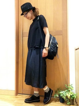 「LBC（エルビーシー）のアイテム」を使った、YOKOさん（レディース・169cm）の夏コーディネート