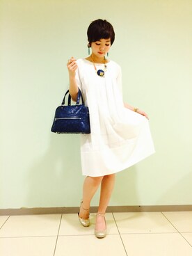 「おめかしコーデ」｜DAIさん（レディース・154cm）の春コーディネート